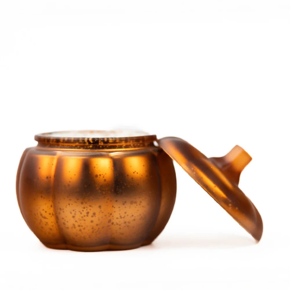 A Cheerful Giver Orange Cinnamon Clove - Luxe Pumpkin Large Candle - A Secret Admirer