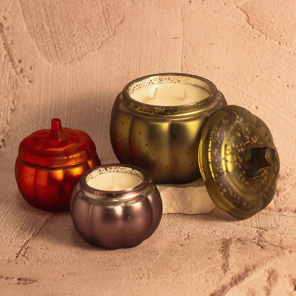 A Cheerful Giver Orange Cinnamon Clove - Luxe Pumpkin Large Candle - A Secret Admirer