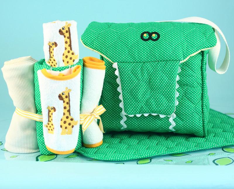 Alligator Diaper Tote Newborn Baby Gift - A Secret Admirer