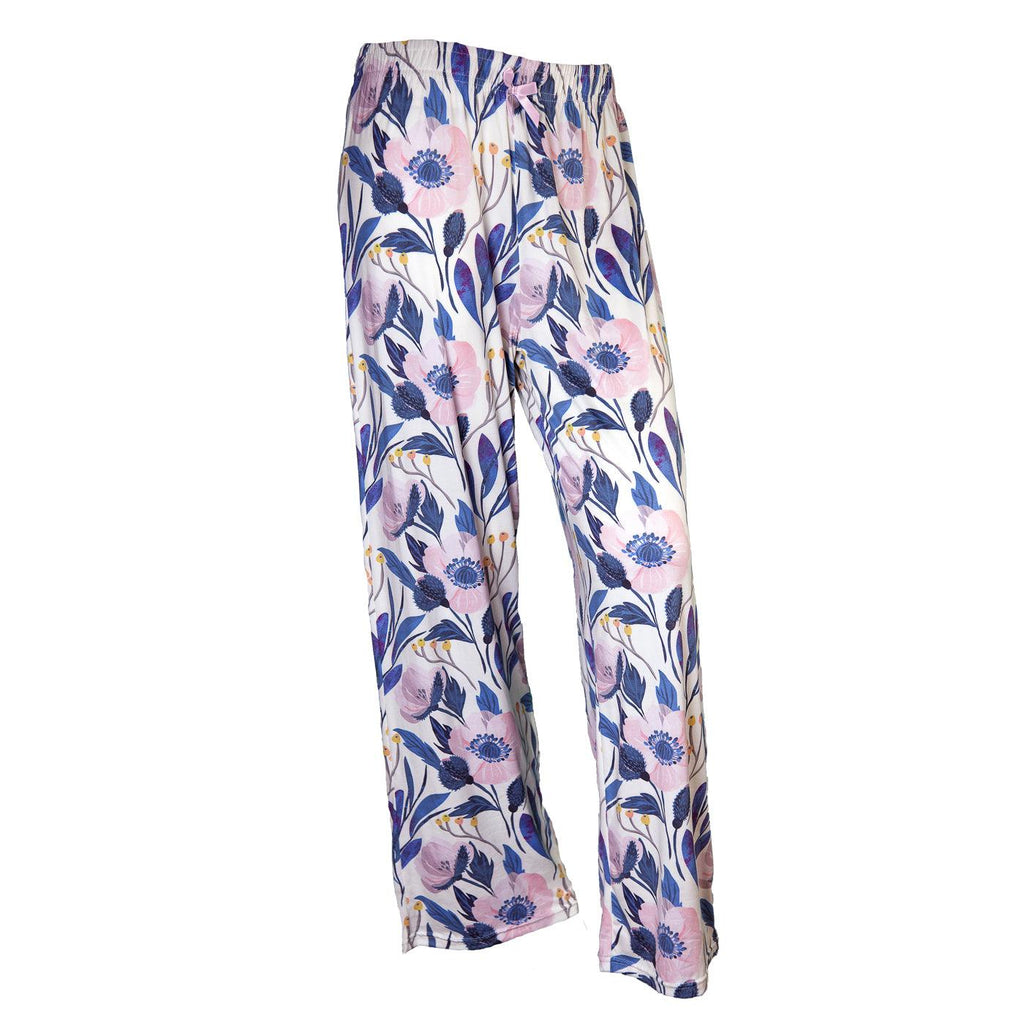 Amanda Blu Medium Cool Florals Leopard Pajama Pants - A Secret Admirer