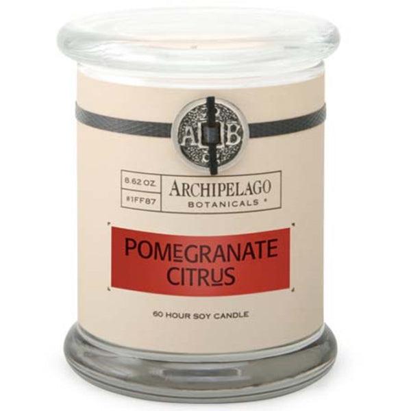 Archipelago Signature Pomegranate Citrus Glass Jar Candle 8.62 oz - A Secret Admirer