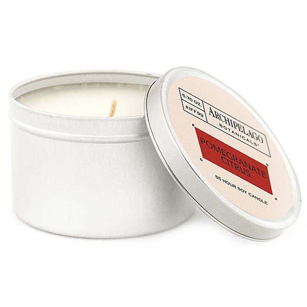 Archipelago Signature Pomegranate Citrus Travel Tin Candle 5.7oz - A Secret Admirer