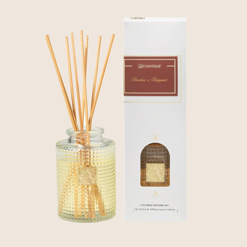 Aromatique Bourbon & Bergamot - Reed Diffuser Set - A Secret Admirer