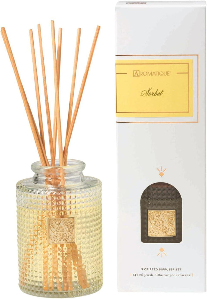 Aromatique Sorbet Reed Diffuser Square Glass Vessel - A Secret Admirer