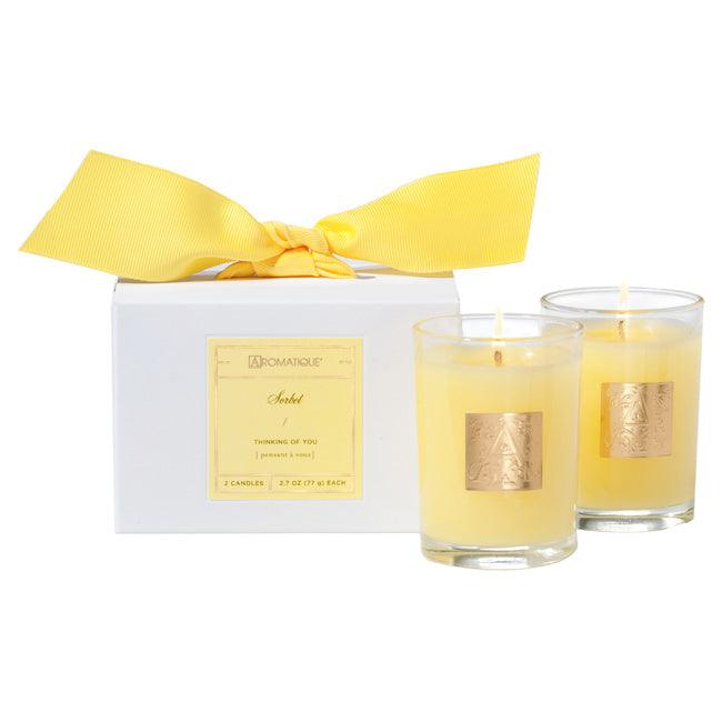 Aromatique Sorbet Thinking of You Votive Candle Set - A Secret Admirer