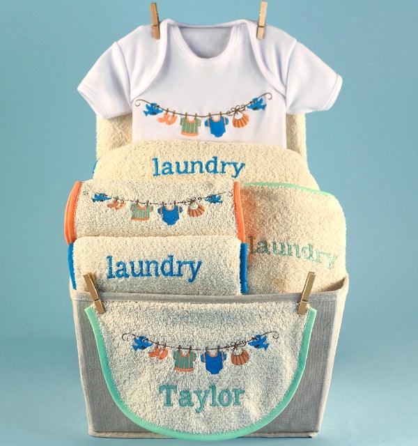Baby Laundry Personalized Baby Basket - A Secret Admirer