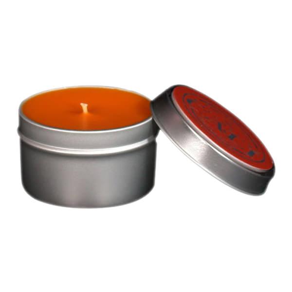 Baronessa Cali Tarocco Travel Tin Candle Self Trimming Cotton Core Wick - A Secret Admirer