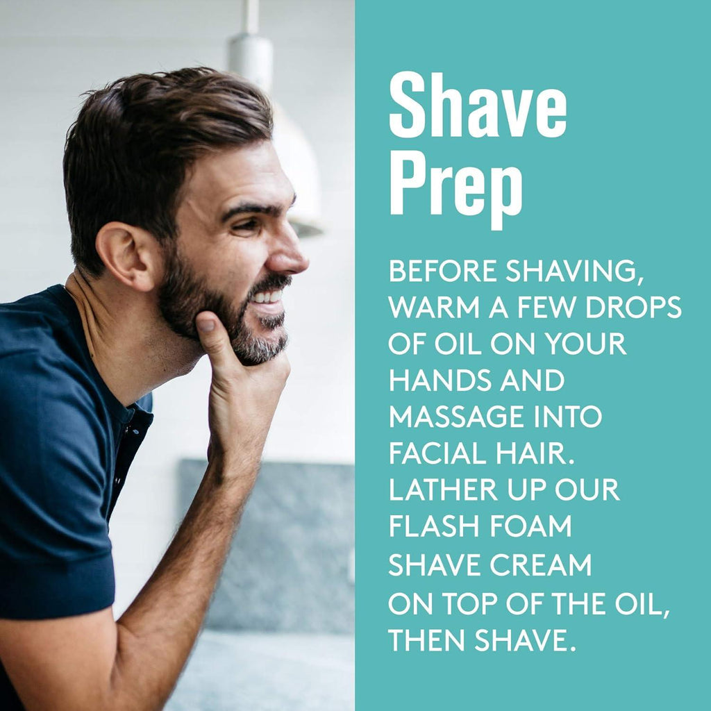Barrel and Oak - Organic Pre - Shave & Beard Oil, 2 - In - 1 Essential Oil Barrier for Men, Nourishing & Taming Facial Hair, Vegan (Cedar & Bergamot, 1 oz) - A Secret Admirer