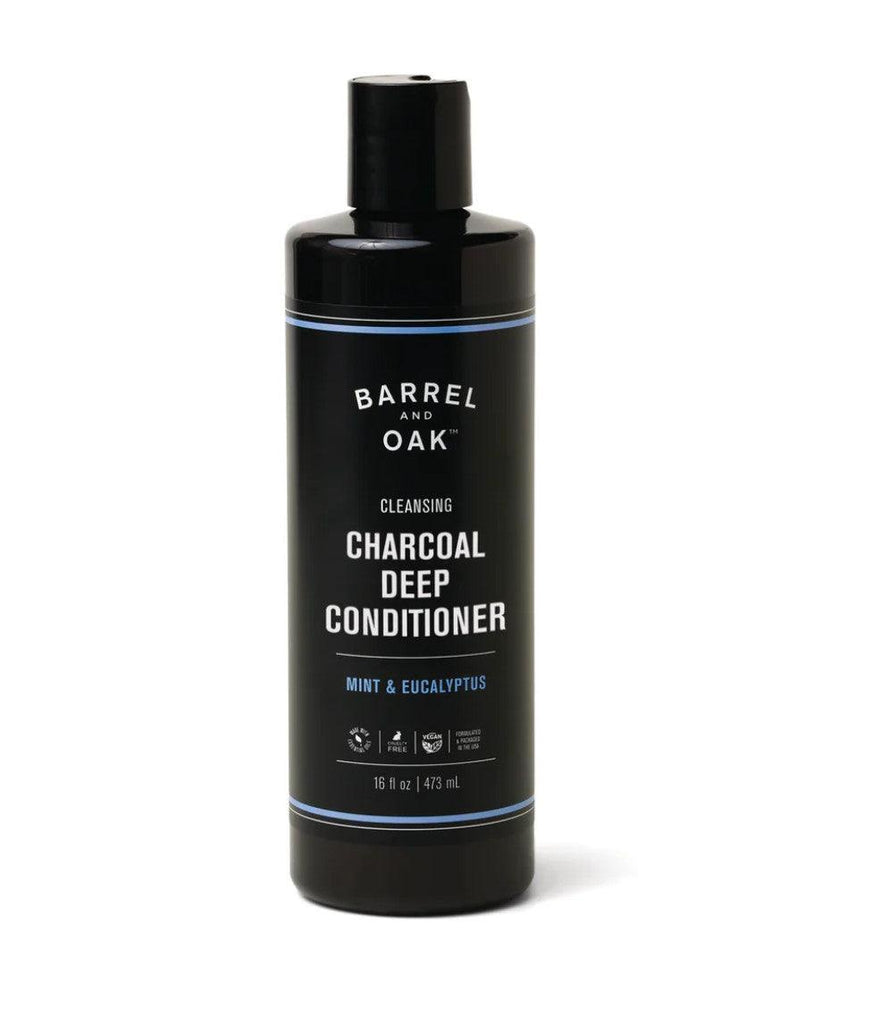 Barrel & Oak Charcoal Deep Conditioner - Mint & Eucalyptus 16 oz - A Secret Admirer