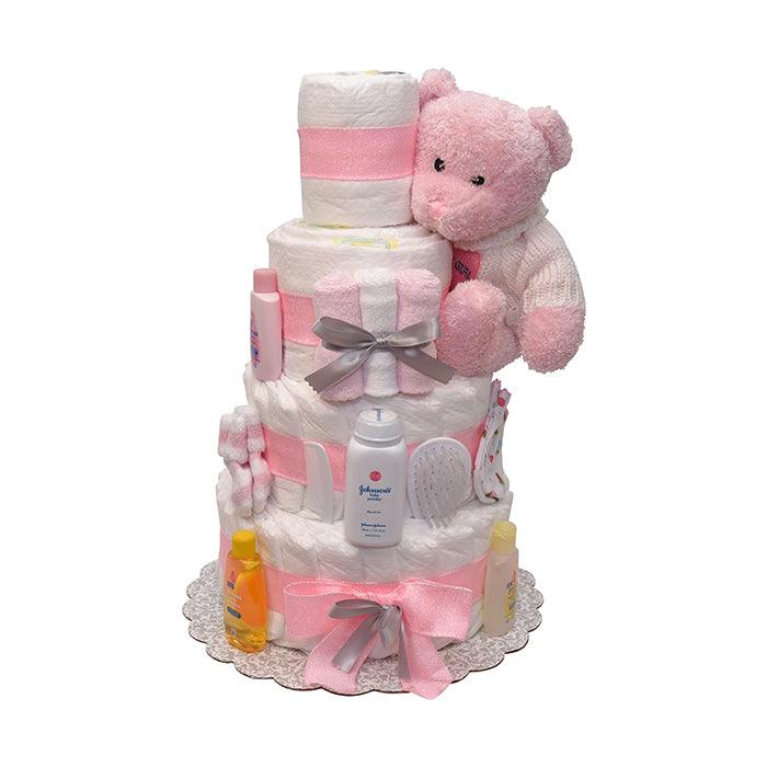 Bebe Girl Diaper Cake 4 Tiers - A Secret Admirer