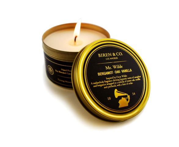 Biren & Co Memoirs Mr Wilde Tin Candle - A Secret Admirer