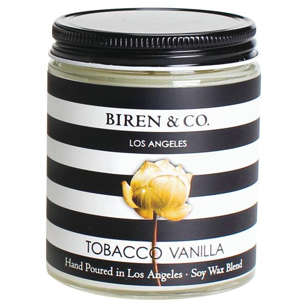Biren & Co Tobacco Vanilla Jar Candle 5oz - A Secret Admirer