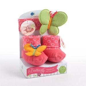Butterfly Headband with Booties Gift Set - A Secret Admirer