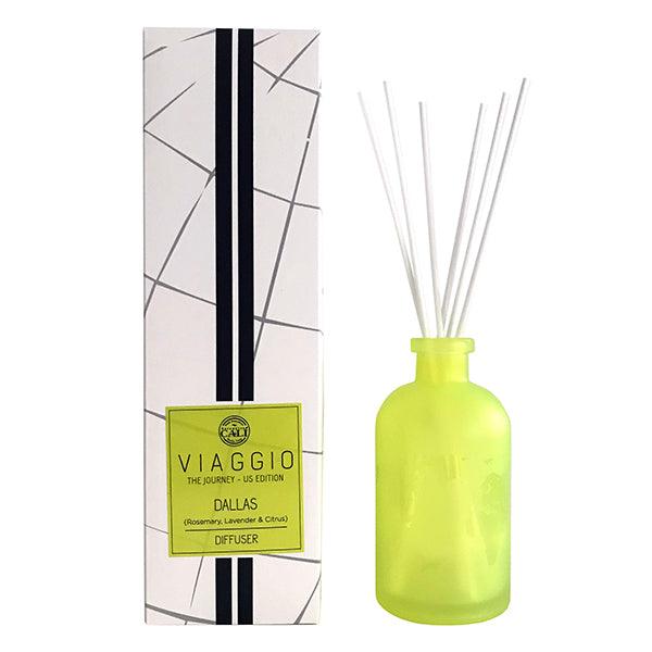 Cali Viaggio Dallas Rosemary, Lavender, Citrus Reed Diffuser 8.5oz - A Secret Admirer