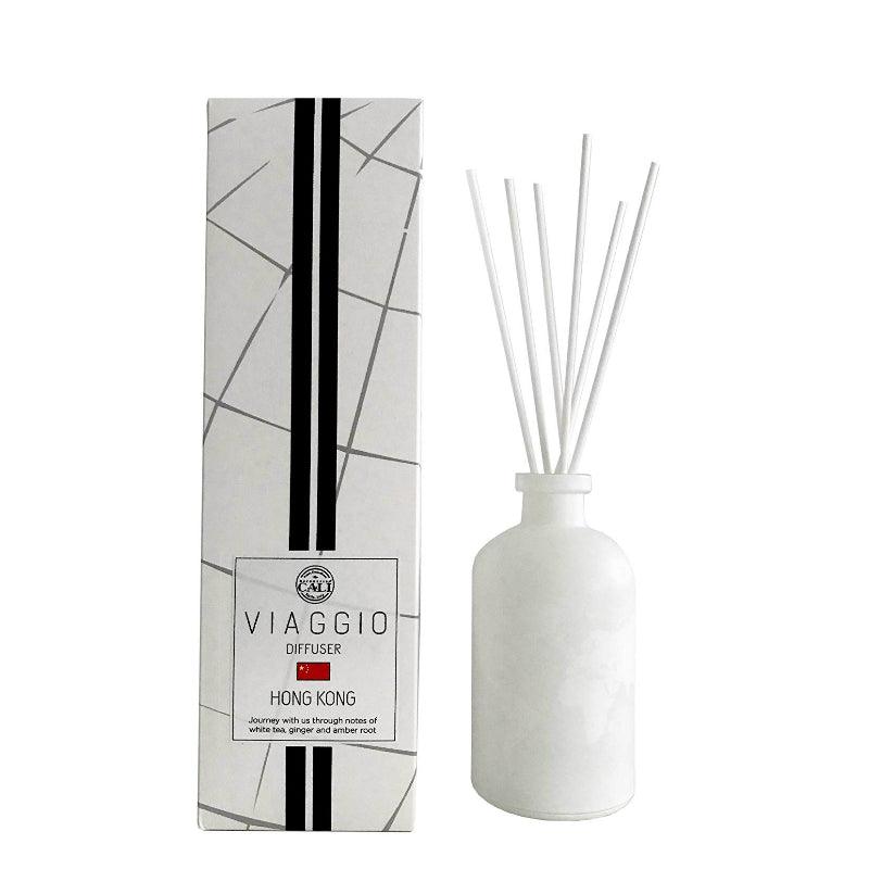 Cali Viaggio Journey Hong Kong White Tea, Ginger and Amber Root Diffuser 8.5oz - A Secret Admirer