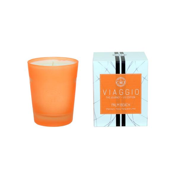 Cali Viaggio Palm Beach Mandarin, Ylang - Ylang and Lime Scented Candle 11oz - A Secret Admirer