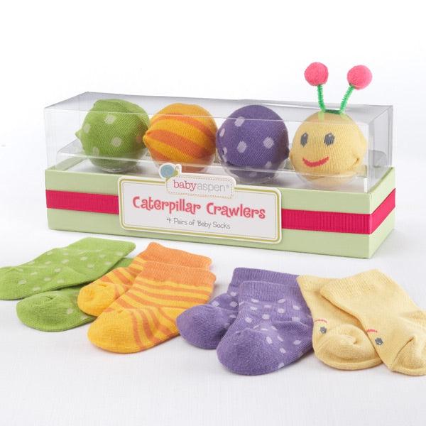 Caterpillar Crawlers Baby Socks Gift Set - A Secret Admirer