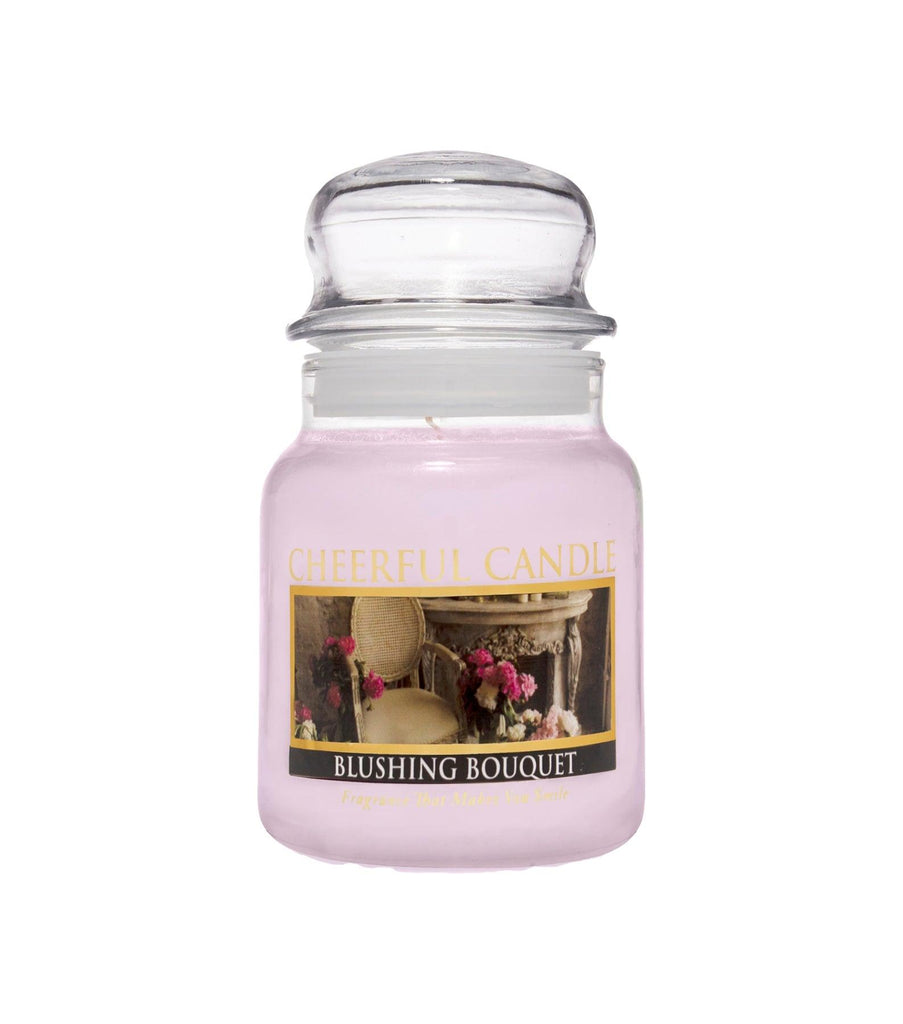 Cheerful Candle Blushing Bouquet 6 Oz - A Secret Admirer
