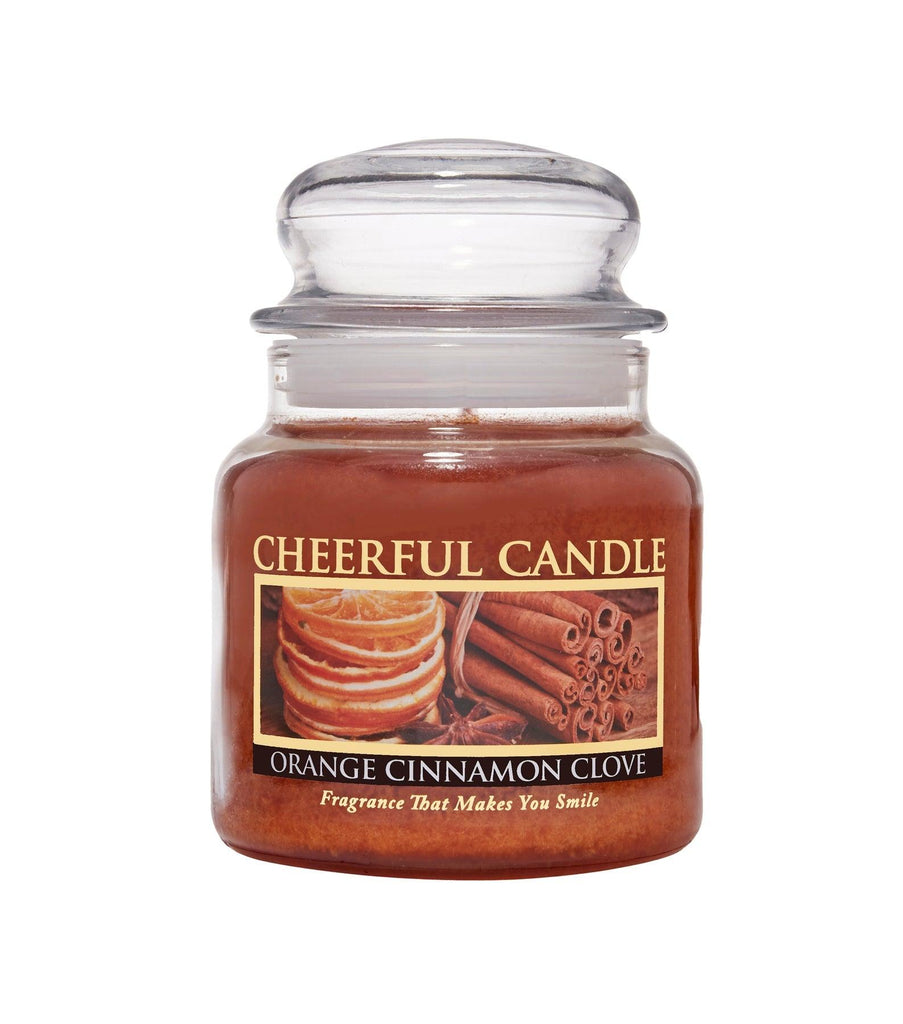 Cheerful Candle Orange Cinnamon Clove 16 oz - A Secret Admirer
