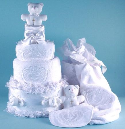 Christening Diaper Cake Baby Gift - A Secret Admirer