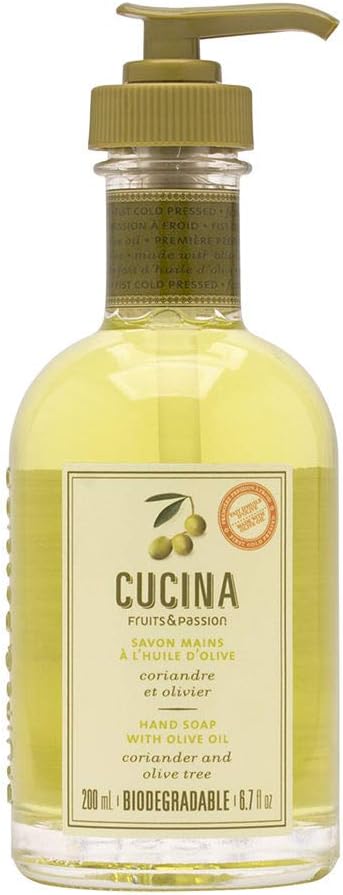 Cucina Coriander and Olive Tree Liquid Hand Soap Pump 6.7oz - A Secret Admirer