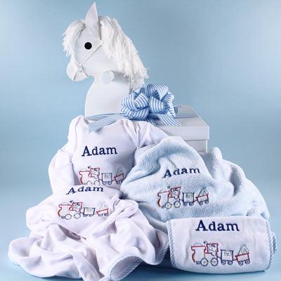 Customized & Personalized Baby Boy Gift - Name & Motif - A Secret Admirer