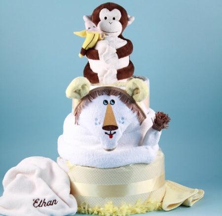 Deluxe Lion King Personalized Diaper Cake - A Secret Admirer