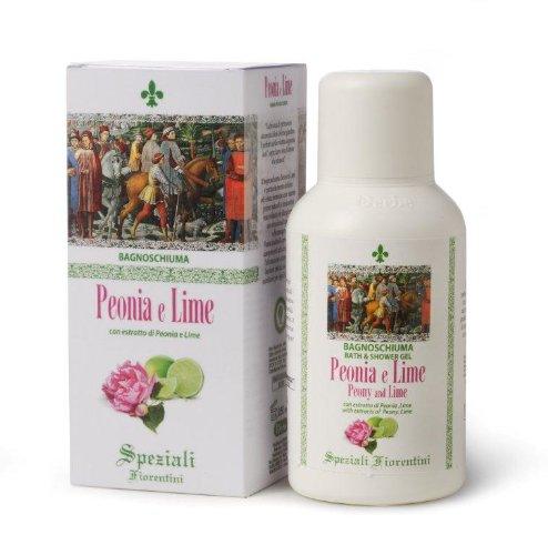 Derbe Speziali Fiorentini Peony & Lime Bath Shower Gel 8.4 oz - A Secret Admirer