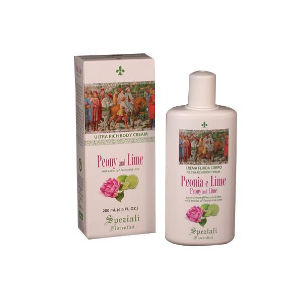 Derbe Speziali Fiorentini Peony & Lime Ultra Rich Body Cream 6.5 oz - A Secret Admirer