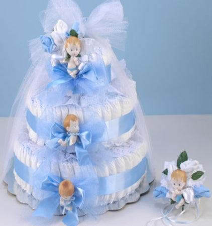 Diaper Cake Delight Baby Boy Gift - A Secret Admirer