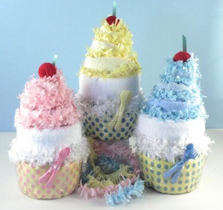 Diaper Cupcake Baby Gifts - A Secret Admirer
