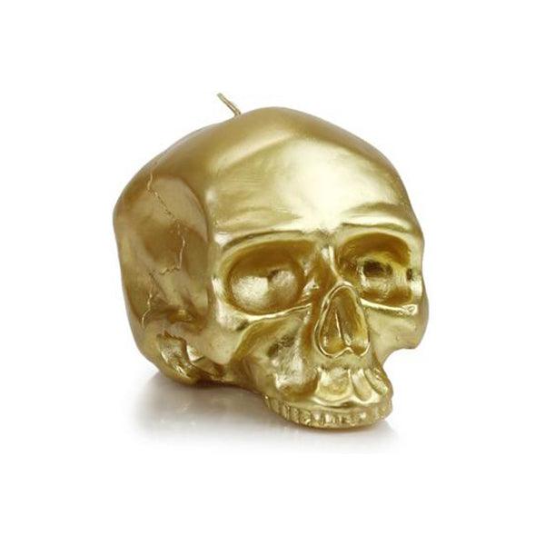 D.L. & Company Medium - Gold Skull Metallic Candle 19.2oz - A Secret Admirer
