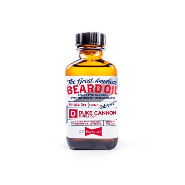 Duke Cannon Great American Beard Oil - Made With Budweiser - A Secret Admirer