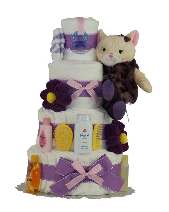 Fashion Kitty Diaper Cake - A Secret Admirer