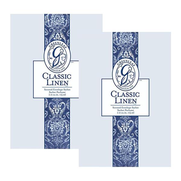 Greenleaf Large Sachet Classic Linen Set of 2 - A Secret Admirer