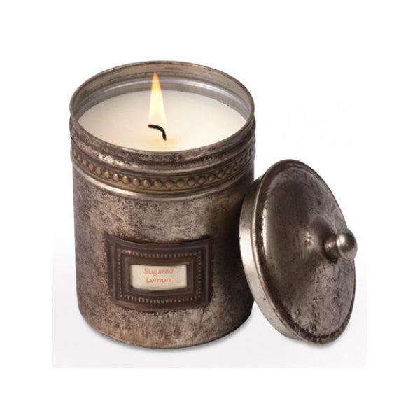 Himalayan Trading Post Cafe Tin Sugared Lemon Candle 9oz - A Secret Admirer