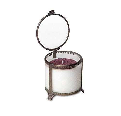 Himalayan Trading Post Victorian Trinket Jar Large Ginger Patchouli Candle 16oz - A Secret Admirer