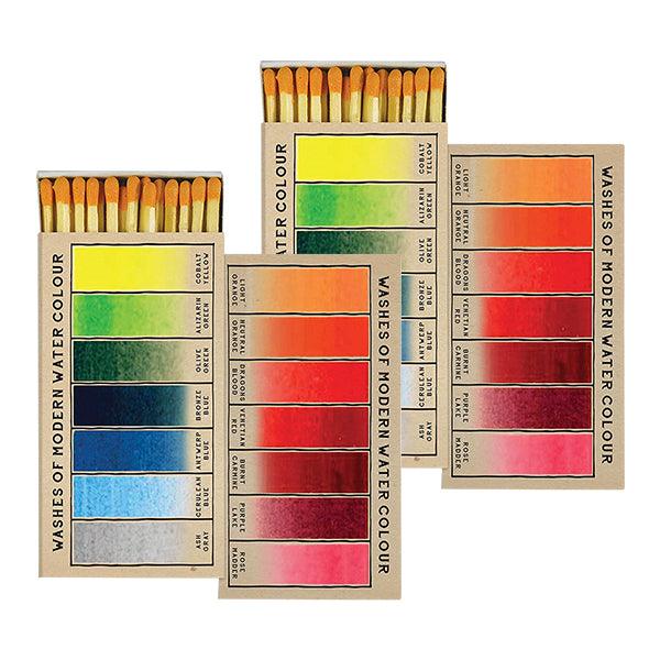 HomArt Large Decorative Watercolor Swatches Matches Set of 2 - A Secret Admirer