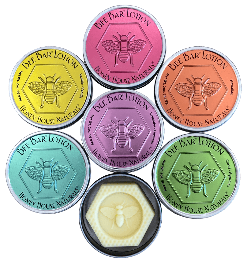 Honey House Naturals Bee Bar Lotion Peppermint 2oz - A Secret Admirer