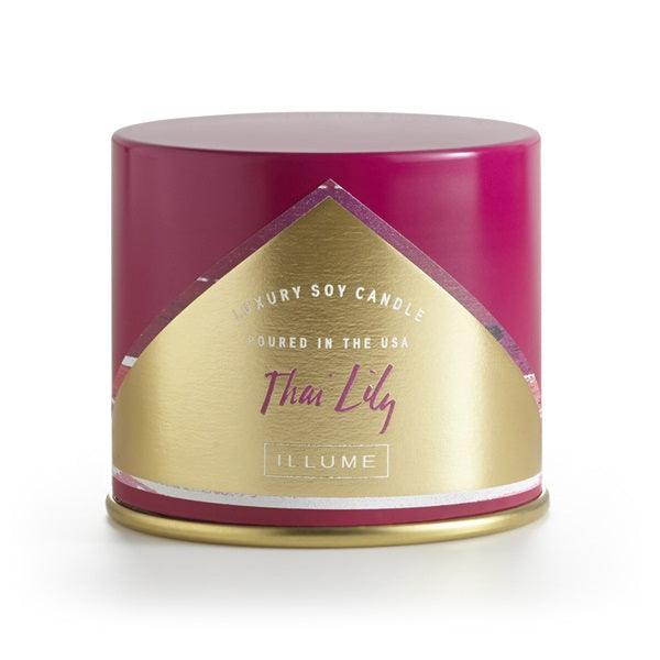 ILLUME NATURALS THAI LILY VANITY TIN CANDLE 12.17OZ - A Secret Admirer