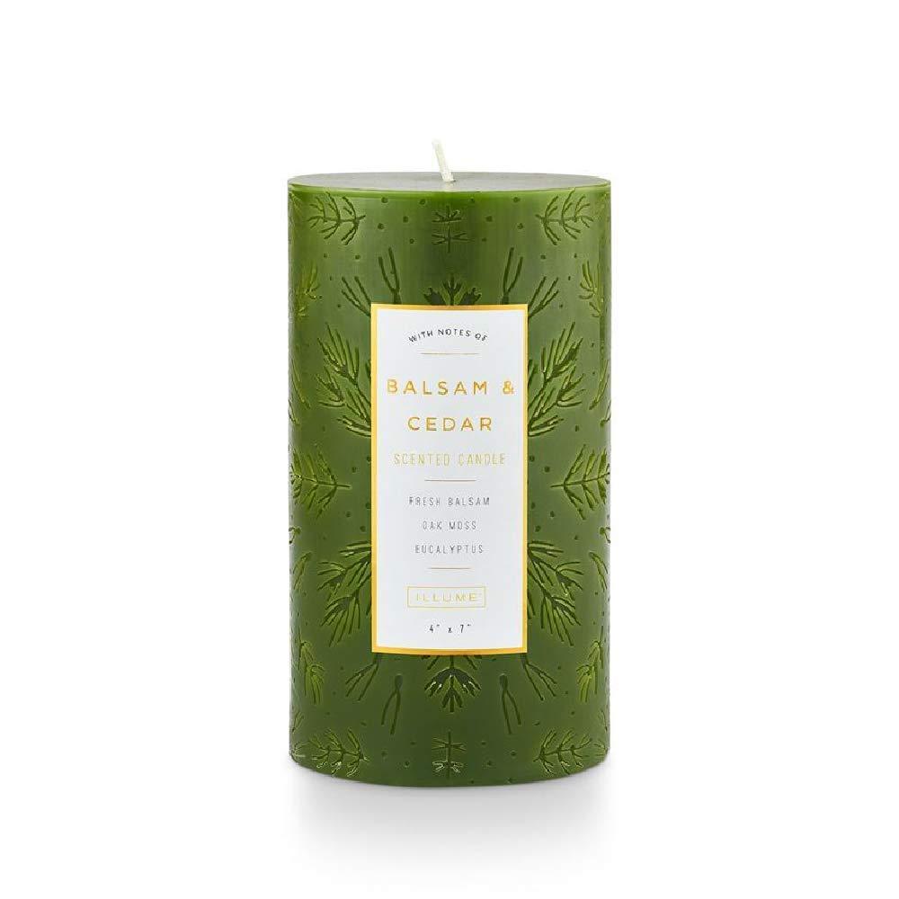 ILLUME Pillar Balsam Cedar 3X6 Inch - A Secret Admirer