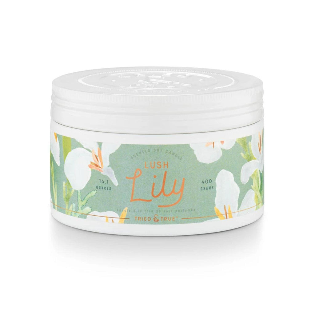 ILLUME Tried & True Lush Lily Large Tin - A Secret Admirer