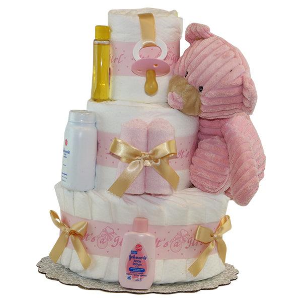 It's A Girl Diapercake - A Secret Admirer