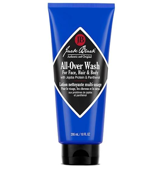 Jack Black All - Over Wash for Face Hair & Body with Wheat Protein & Panthenol 10oz - A Secret Admirer