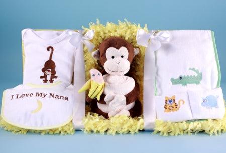 Jungle Themed Layette Baby Gift Set - A Secret Admirer