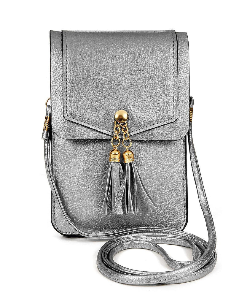 Kaleidoscope Accessories Metallic Crossbody Cell Phone Bag - A Secret Admirer