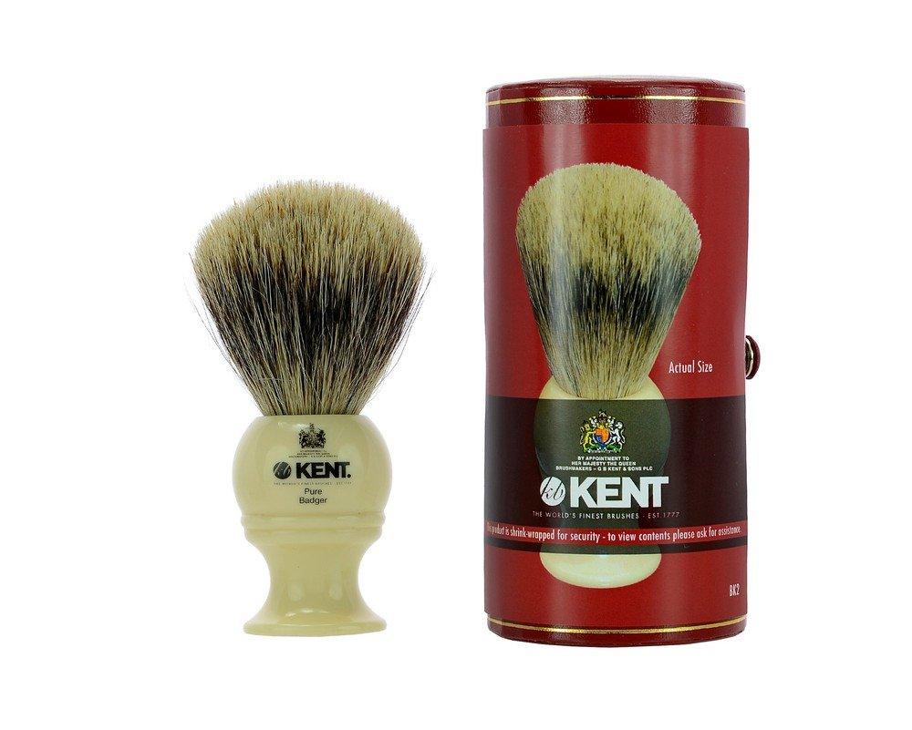 Kent Brushes Medium Sized Pure Grey Badger Brush - A Secret Admirer