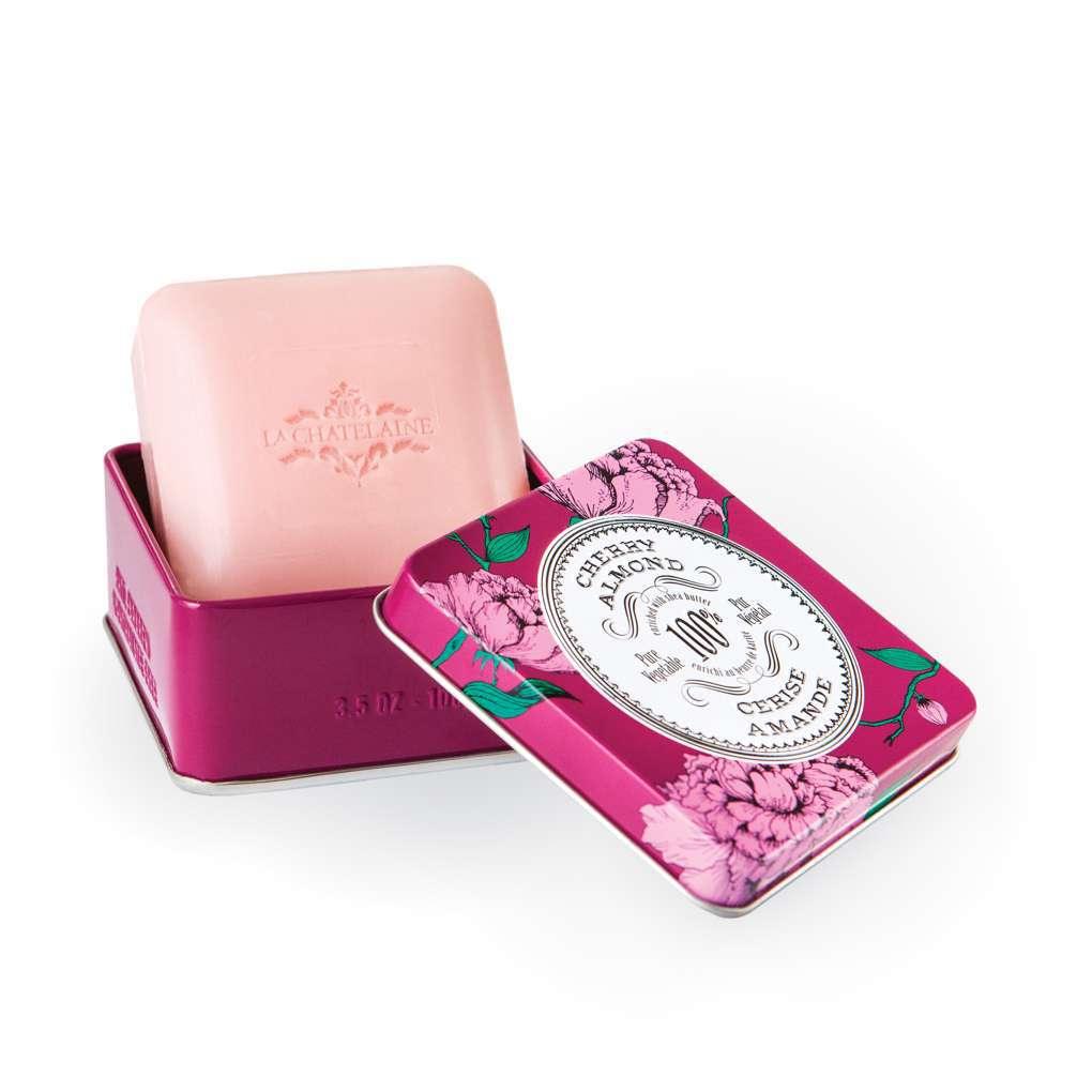 La Chatelaine Cherry Almond Travel Soap 3.5oz - A Secret Admirer