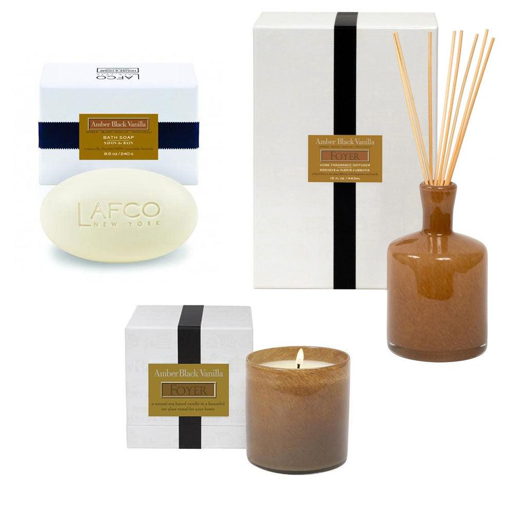 Lafco House & Home Collection Amber Black Vanilla Gift Set - A Secret Admirer