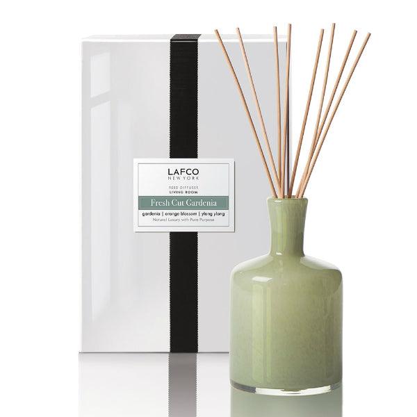 Lafco House & Home Living Room Diffuser Fresh Cut Gardenia 15oz - A Secret Admirer